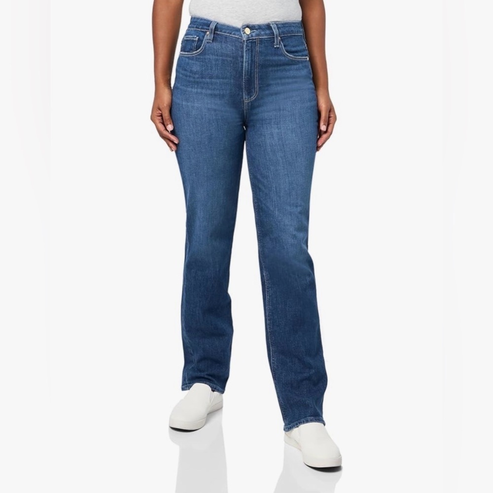 PAIGE Blue Straight Leg Women's Jeans